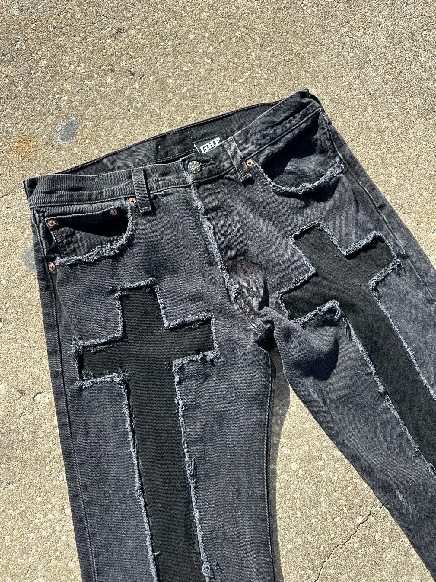 Crucifix Denim 1
