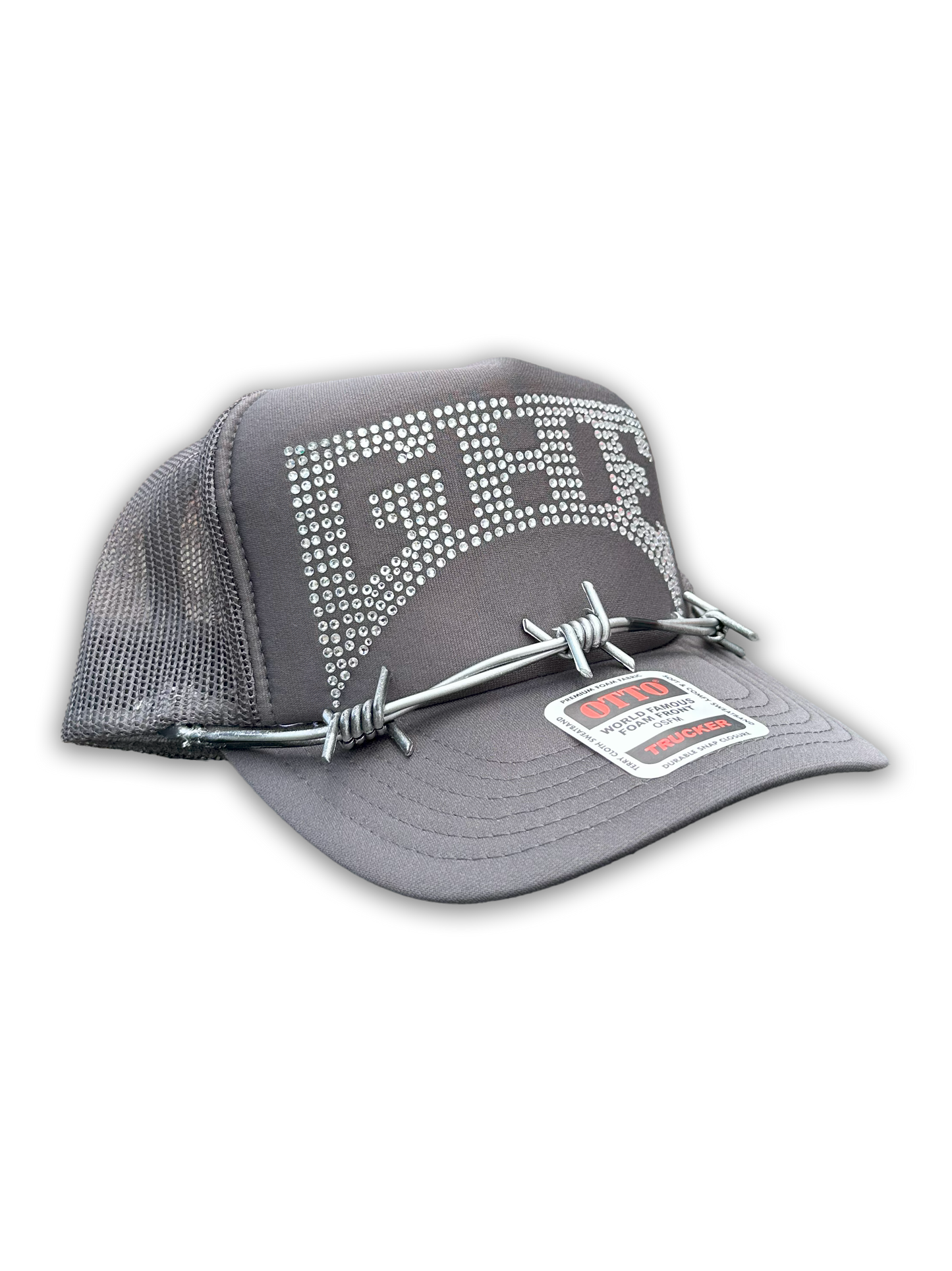 Barbed Wire Trucker- Charcoal